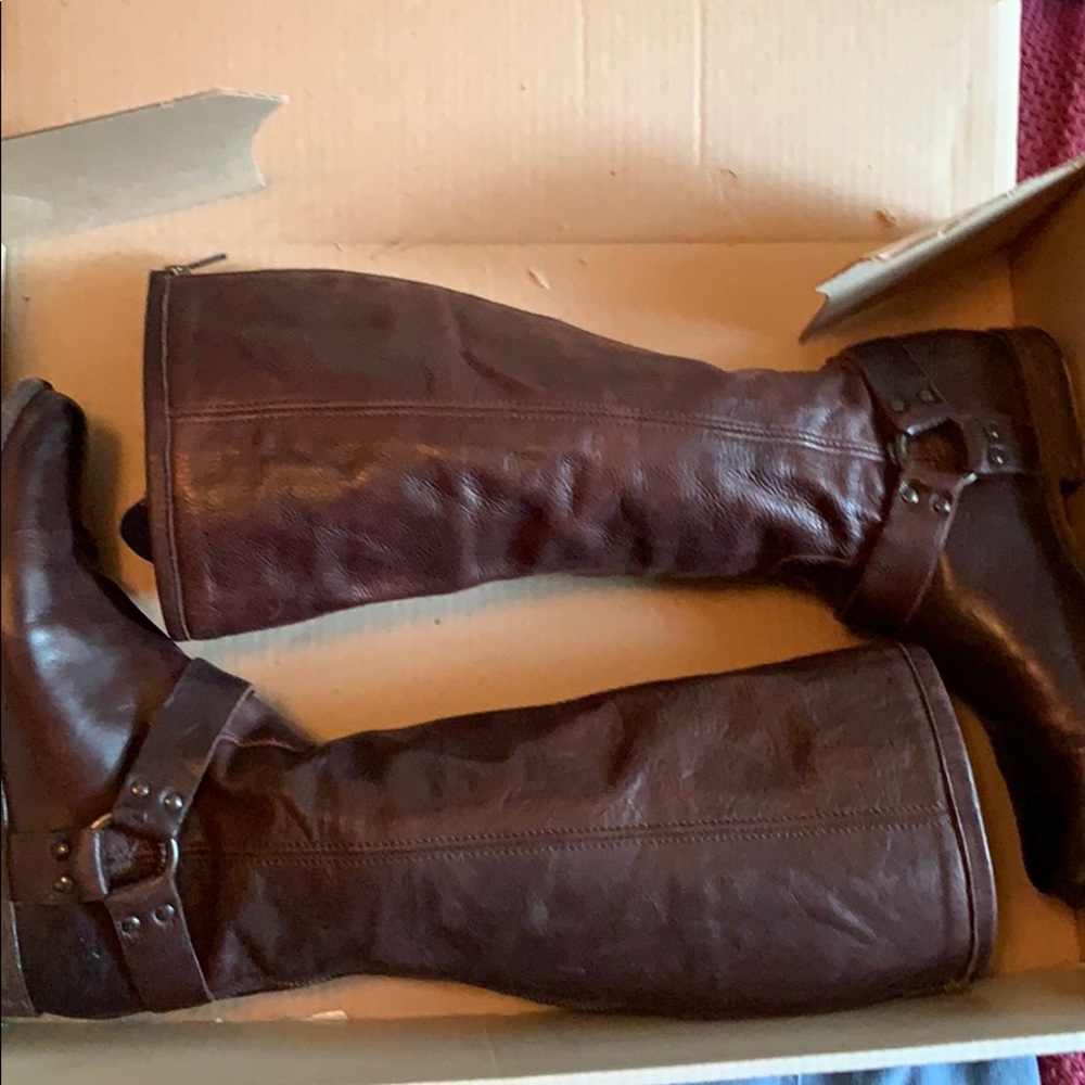 Frye Phillip Harness Rising Boots